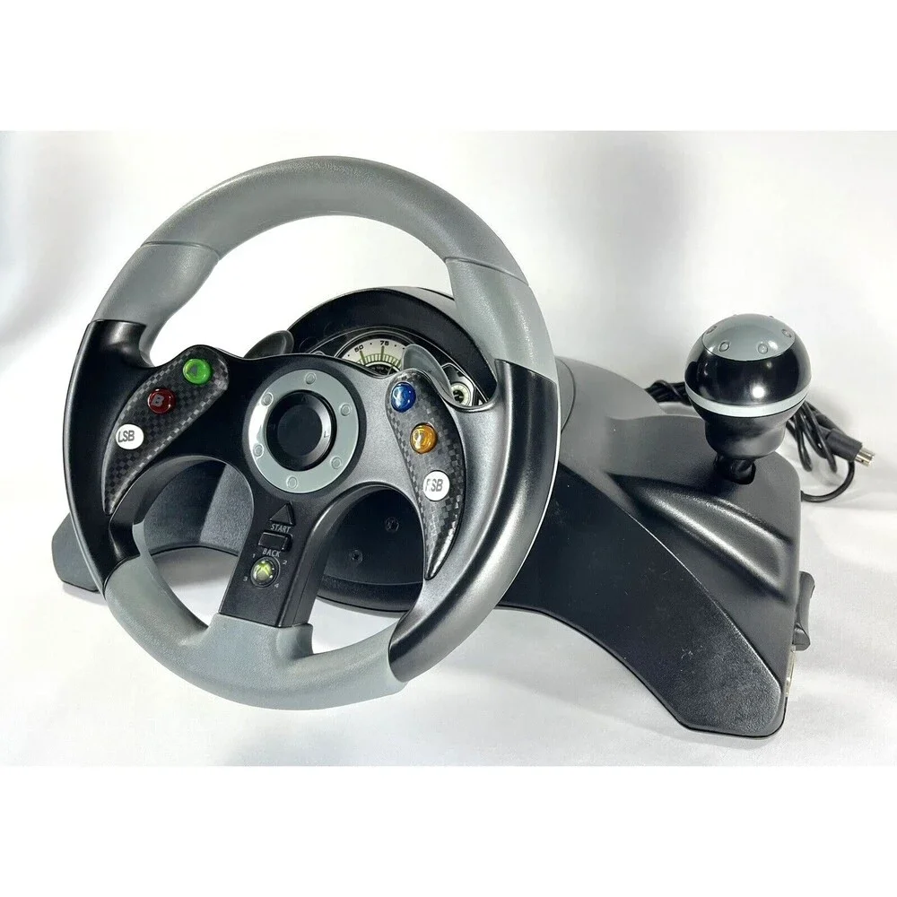 Mad Catz MC2 for Microsoft Xbox 360 Wired Racing Wheel Tested